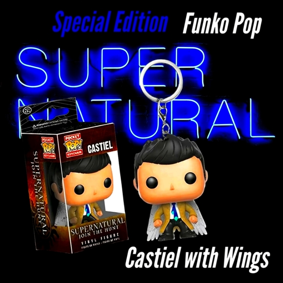 Funko Other - FUNKO POP!! Supernatural Limited Edition Character Castiel with Wings NWT